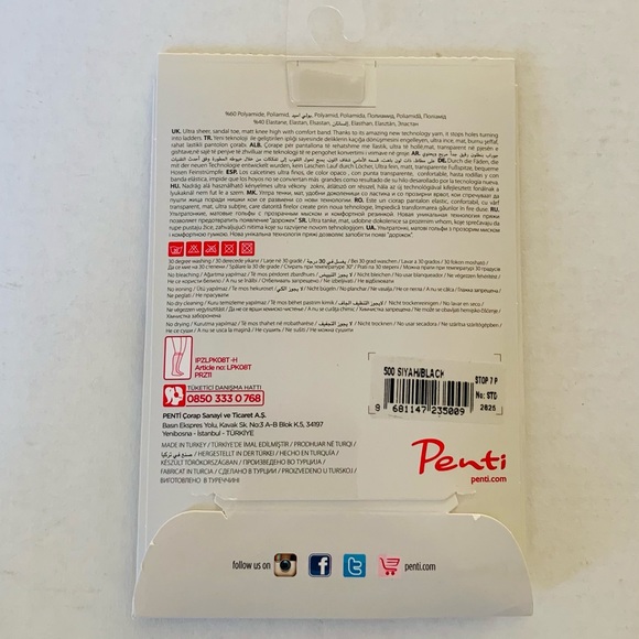 3 new packs ultra thin black knee-highs socks 5 Den & 6 Den & 7 Den - Picture 8 of 8